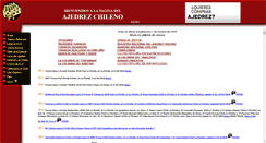 Desktop Screenshot of ajedrezchileno.cl